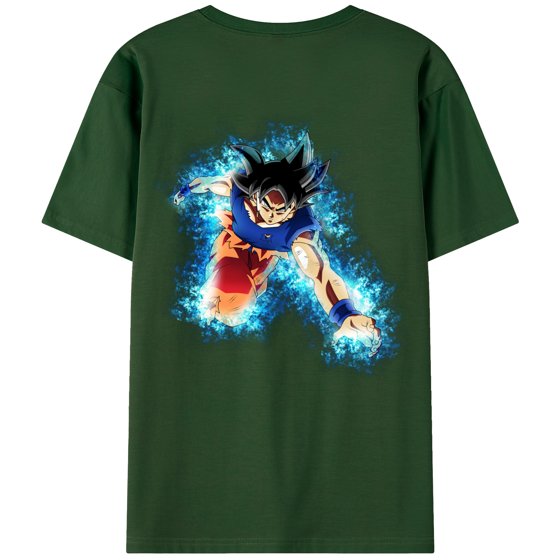 （画像用） ドラゴンボール 孫悟空（そん ごくう）Son Goku カカロット DRAGON BALL Kakarotto 綿100％半袖Tシャツ（背面プリント）